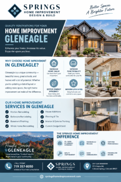 Enhance Your Home with Professional Remodeling in Gleneagle