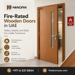 Fire-rated wooden doors in UAE