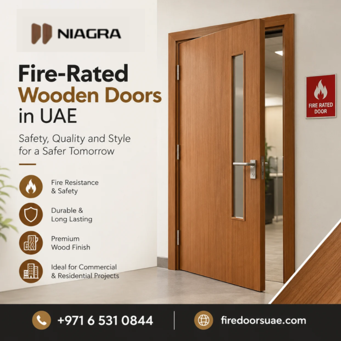 Fire-rated wooden doors in UAE