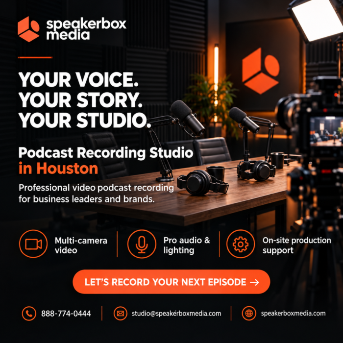 High Quality Podcast Production in Houston