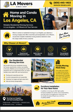 Home and Condo Moving in Los Angeles, CA | LA Movers