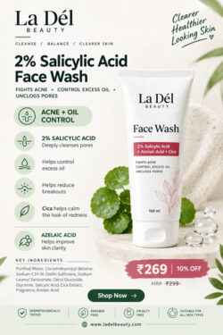 2% Salicylic Acid Face Wash – La Del Skincare