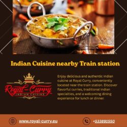 Indian Cuisine nearby Train station