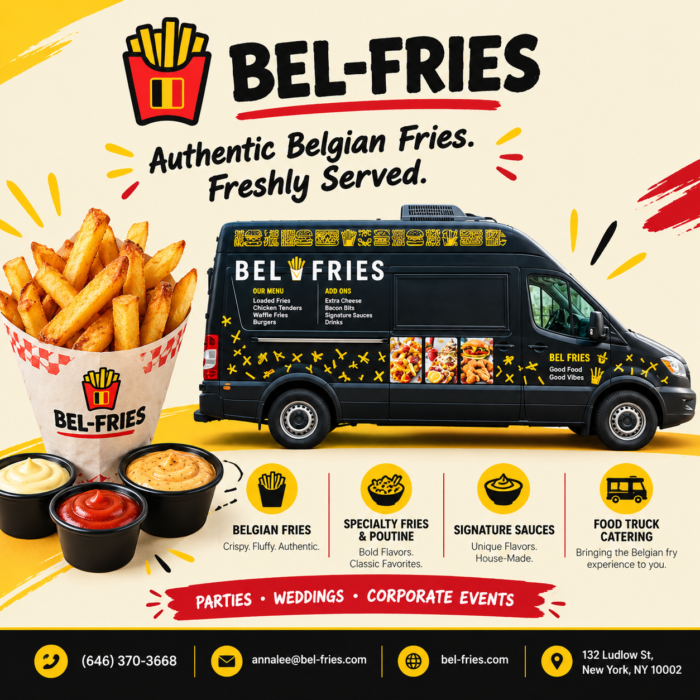 School Catering in NYC | Bel-Fries Food Truck