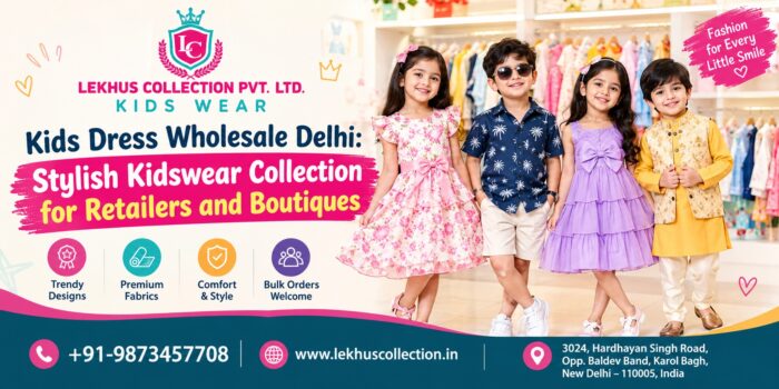 Kids Dress Wholesale Delhi: Stylish Kidswear Collection for Retailers and Boutiques
