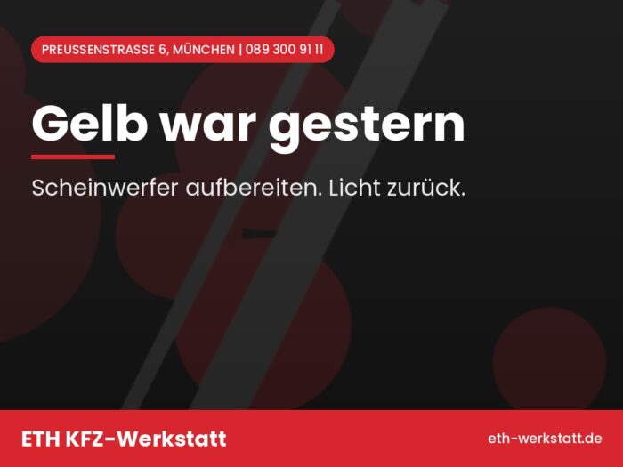 Klare Sicht in der dunklen Jahreszeit: Scheinwerfer wie neu
