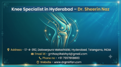 Knee Specialist in Hyderabad – Dr. Sheerin Naz