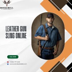 Leather gun sling online