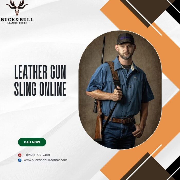 Leather gun sling online