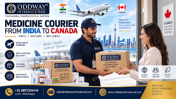 Professional Medicine Courier from India to Canada