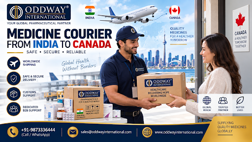 Professional Medicine Courier from India to Canada