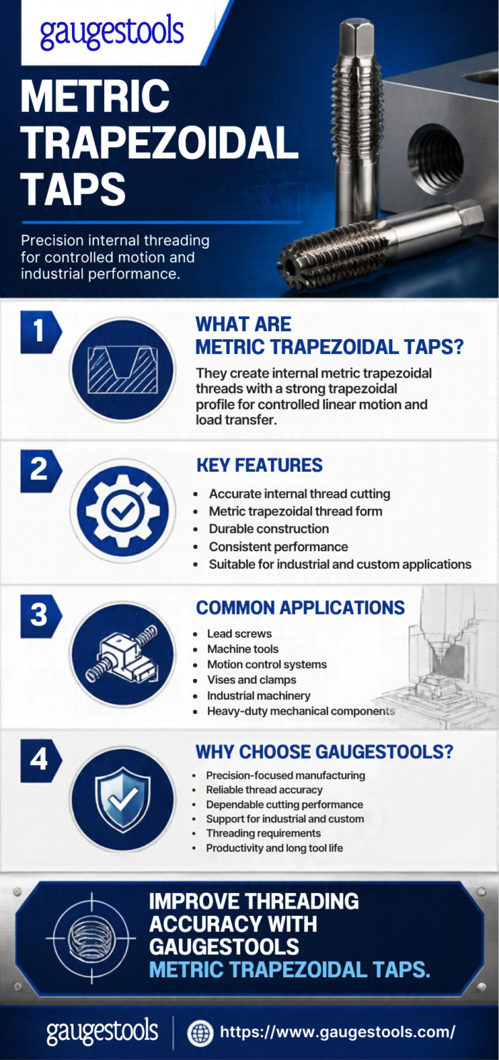 Benefits of Metric Trapezoidal Taps in Industrial Manufacturing