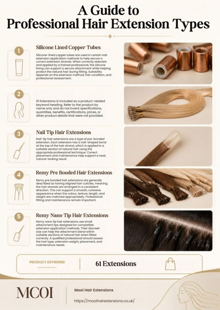 A Guide to Hair Extension Types | Mooi Hair Extensions UK