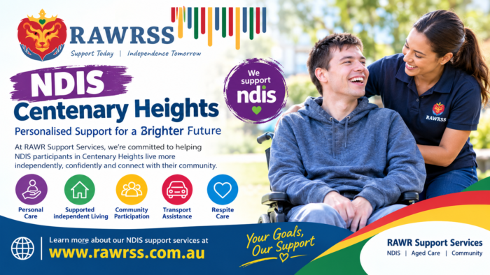 NDIS Support in Centenary Heights & Evanslea RAWR Support Services