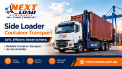 Side Loader Container Transport | Reliable Container Delivery Services