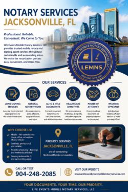 Notary Services Jacksonville FL Convenient Reliable, and Professional Notary
