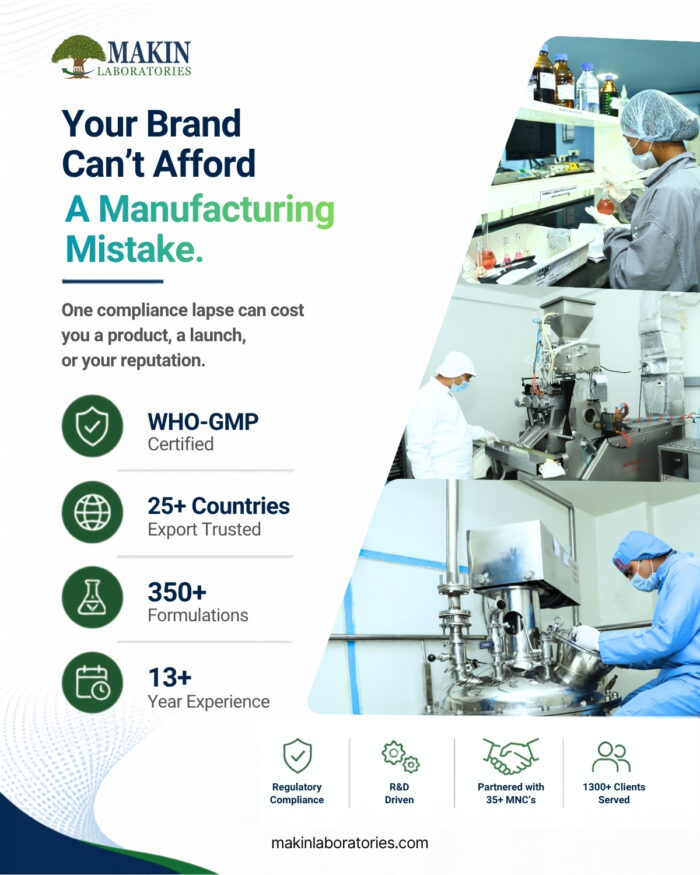 Certified Nutraceutical Manufacturers in India | Makin Labs
