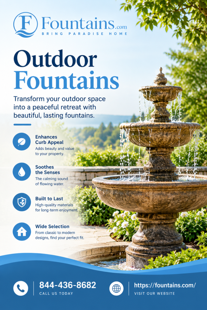 Outdoor Fountains: Transform Your Space with Timeless Water Features