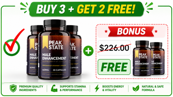 Peak State Male Enhancement Capsules Australia