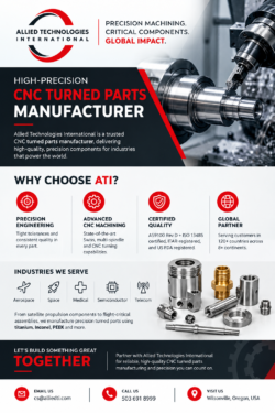 Precision CNC Turned Parts Manufacturer for Critical Industries