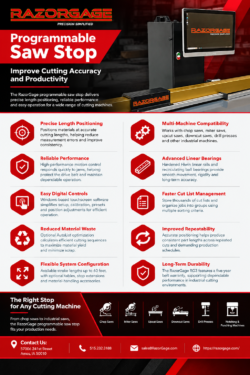 Programmable Saw Stop: Improve Cutting Accuracy and Productivity