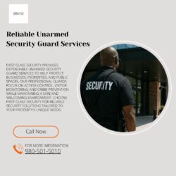 Reliable Unarmed Security Guard Services | First Class Security