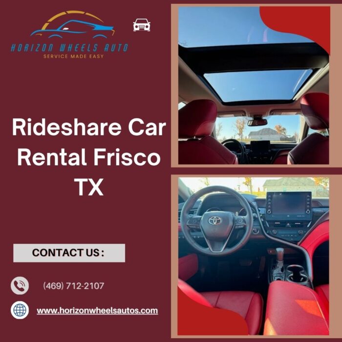 Rideshare Car Rental Frisco TX