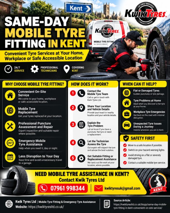 Same-Day Mobile Tyre Fitting in Kent: Convenient On-Site Service