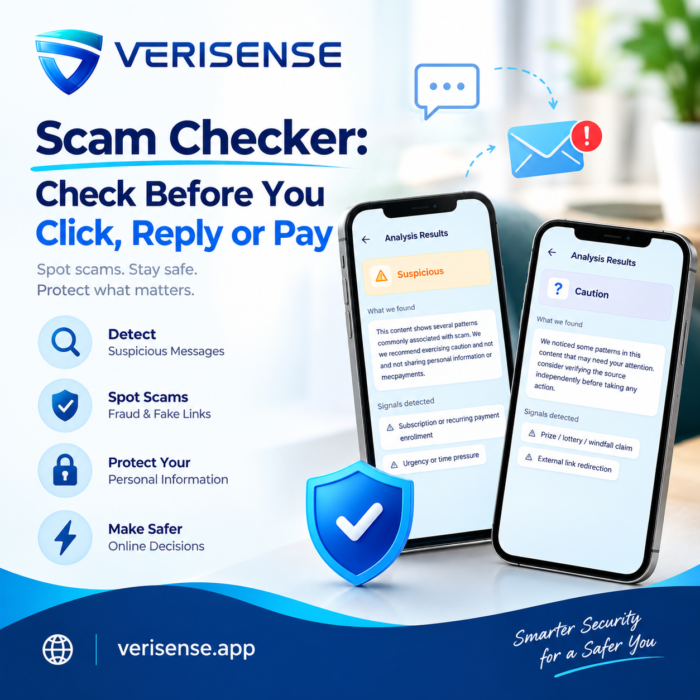 Scam Checker: Check Before You Click, Reply or Pay