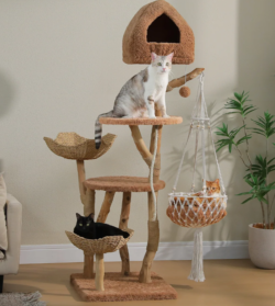 Decken-Kratzbaum für mehr Platz in der Wohnung | Pawz Haus DE