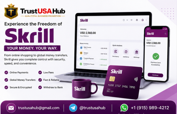 Best Trusted Sources to Buy Verified Skrill Accounts in 2027