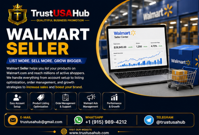 Buy Verified Walmart Seller Accounts: Fast, Secure & Reliable