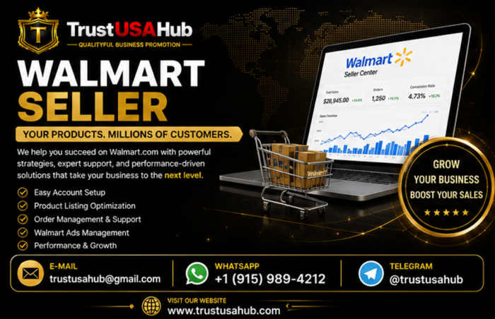 Top 10 Marketplaces to Buy Verified Walmart Seller Accounts