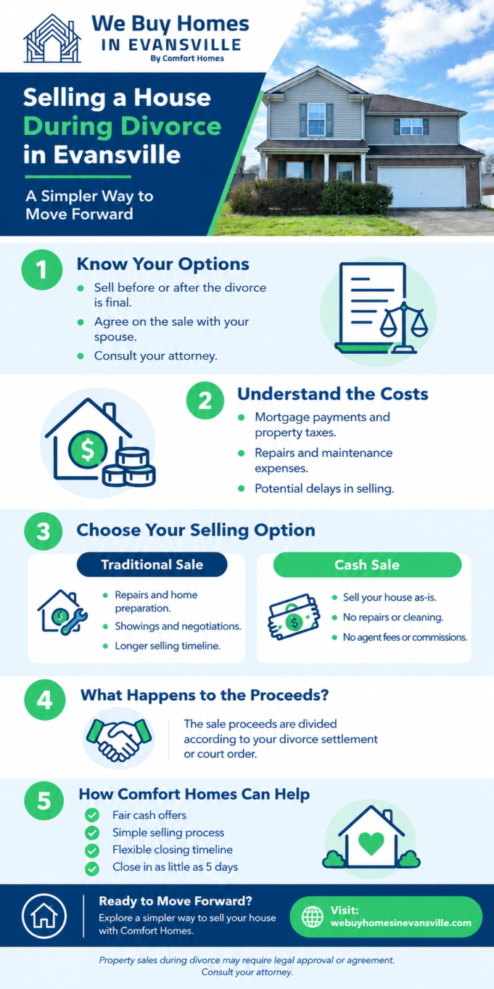 Selling a House During Divorce in Evansville