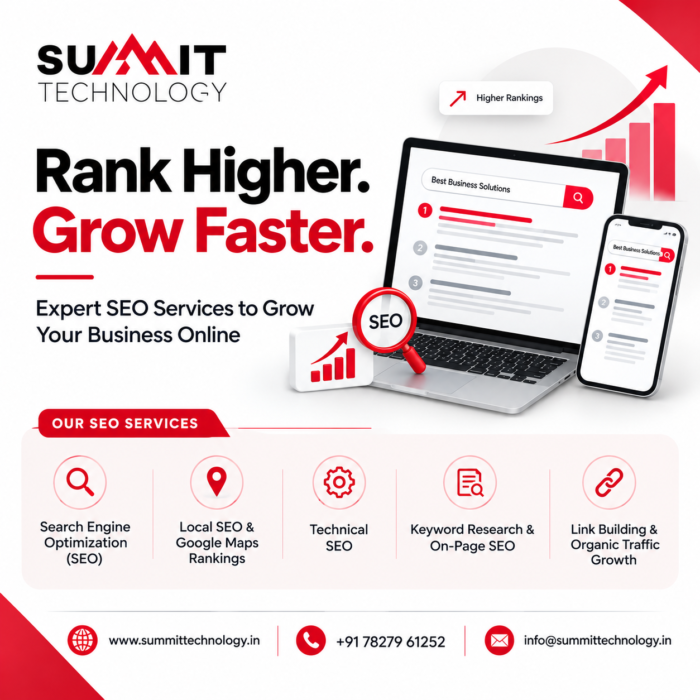Want to Rank Higher on Google? Let Summit Technology Help Your Business Grow!