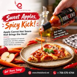 A Sweet & Spicy Twist with Apple Carrot Hot Sauce!