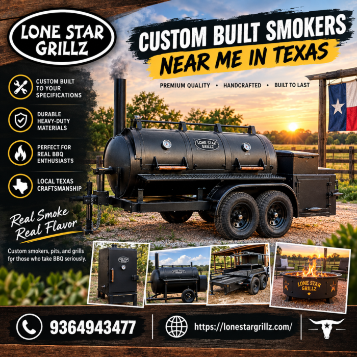Texas-Made Custom Smokers Designed Around Your BBQ Style