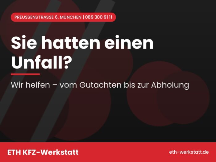 Unfall? Wir kümmern uns – vom Gutachten bis zur Abholung