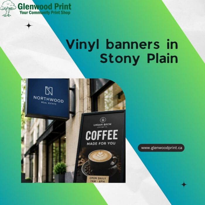 Vinyl banners in Stony Plain