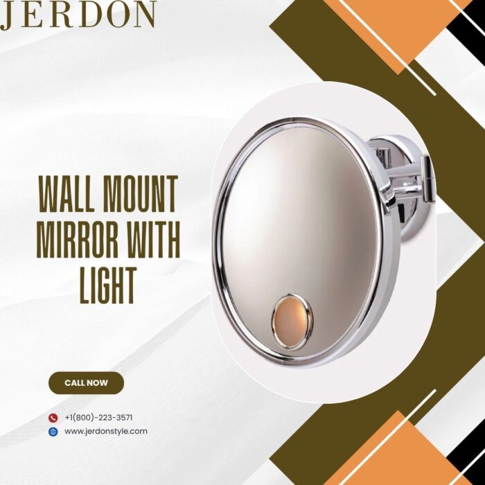 Wall Mount Mirror With Light