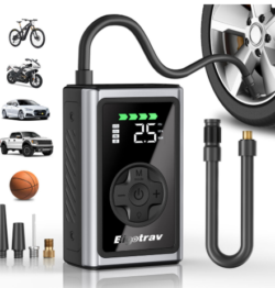 Tire Inflator 4000Mah Eigotrav Portable Air Compressor
