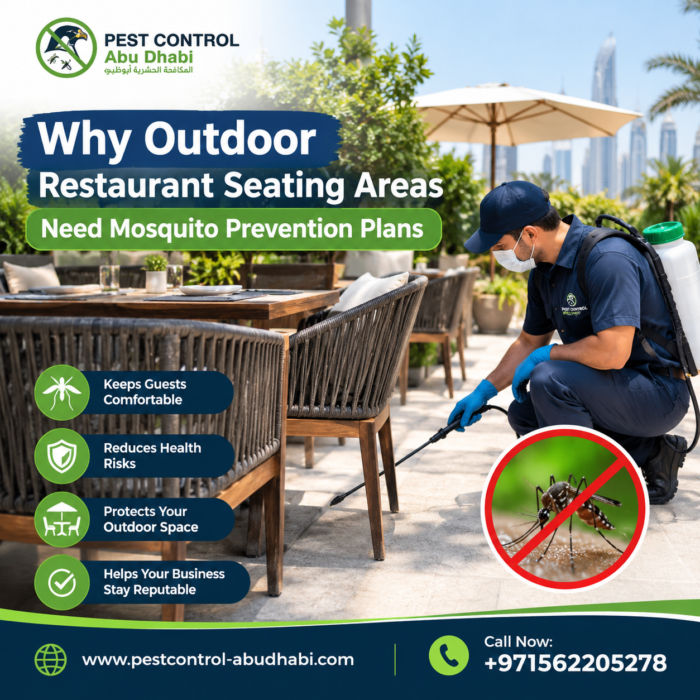 Why Outdoor Restaurant Seating Areas Need Mosquito Prevention Plans