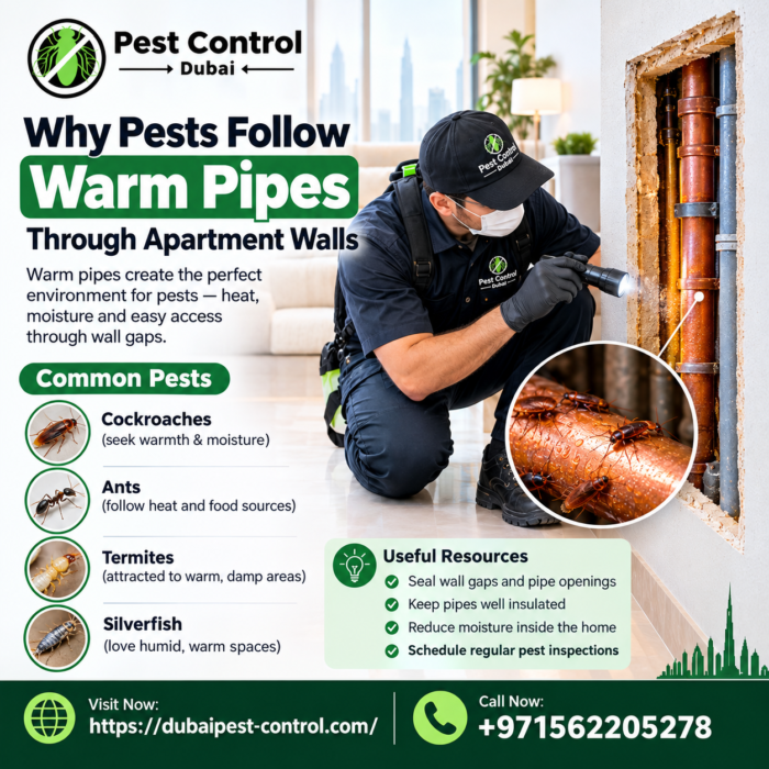Why Pests Follow Warm Pipes Through Apartment Walls