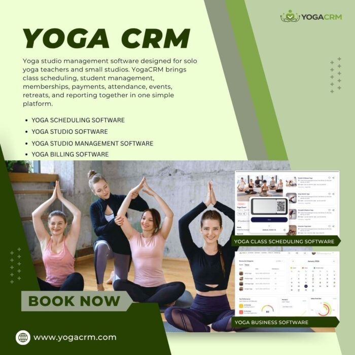 Yoga Scheduling Software for Teachers & Studios | YogaCRM